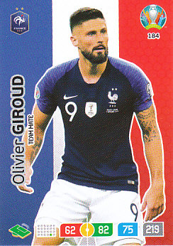 Olivier Giroud France Panini UEFA EURO 2020#184